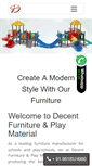 Mobile Screenshot of decentfurnitures.com