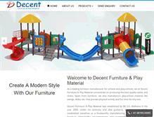 Tablet Screenshot of decentfurnitures.com